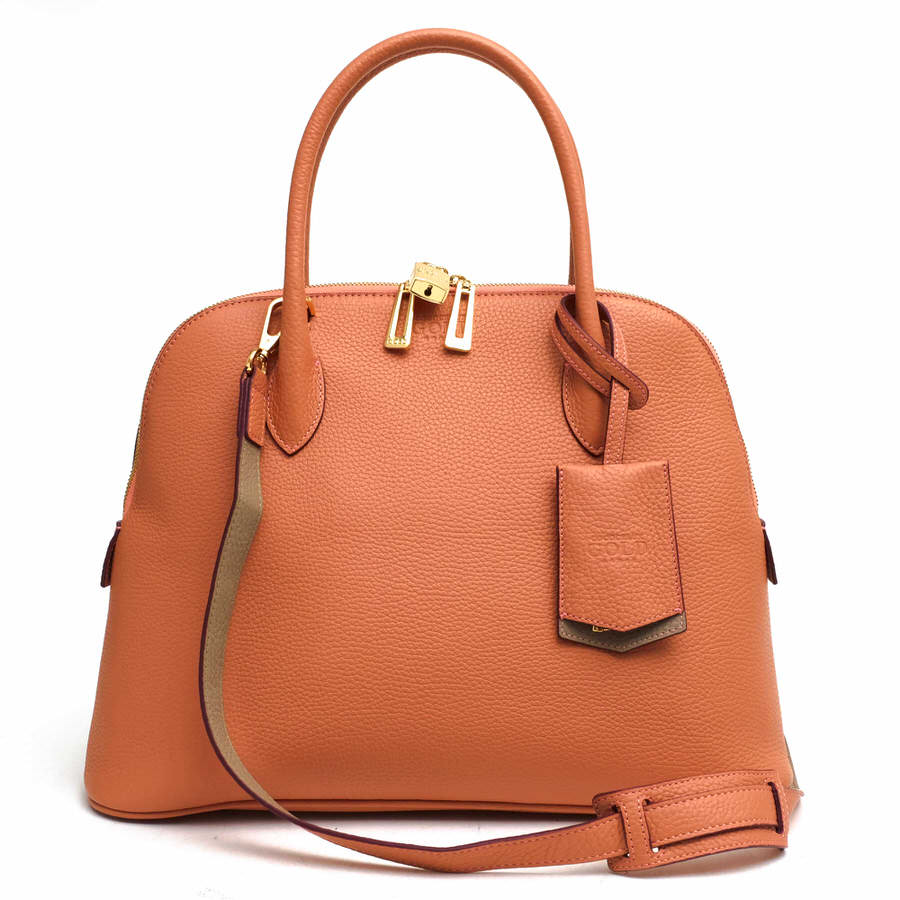 ココセリュクスゴールド・牛革ショルダーバッグ COCOCELUX GOLD