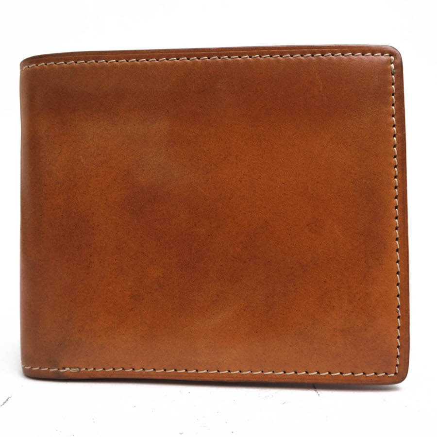 CYPRIS 5911 NATURAL CORDOVAN ナチュラルコードバン / キプリス 馬革 コードバン 小銭入れなし 札入れ 二つ折り ブラウン 茶 財布 メンズ|メンズ|カテゴリー