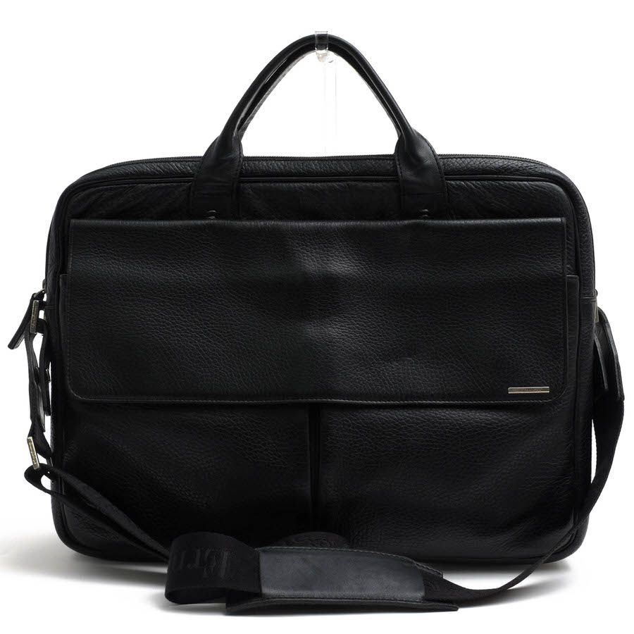 Ermenegildo Zegna / ���˥� ΢�ϥԥ󥹥ȥ饤���� ���� 2WAY ���������Хå� ���ܳ� �����󥯥쥶�� �֥�å� �� �ӥ��ͥ��Хå� ���