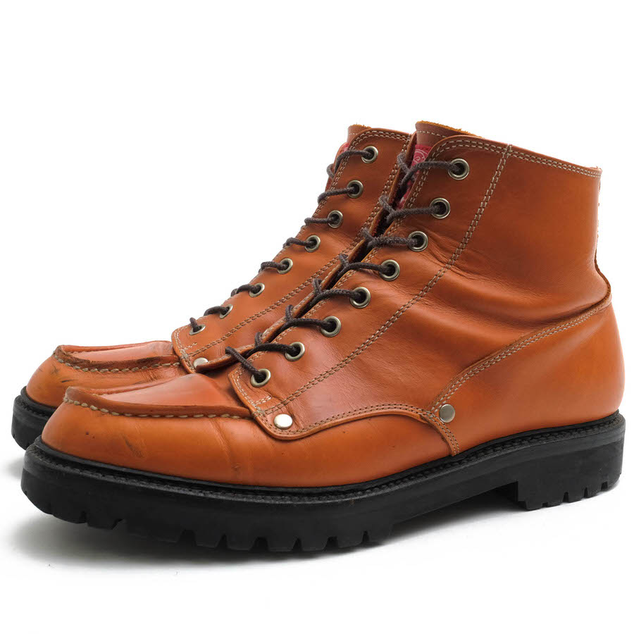 EVISU YK2001 U-TIP BOOTS / �������� ���ȡ��०����� ������Ź ���� ��å��ȥ� �֥饦�� �� ����֡��� ���