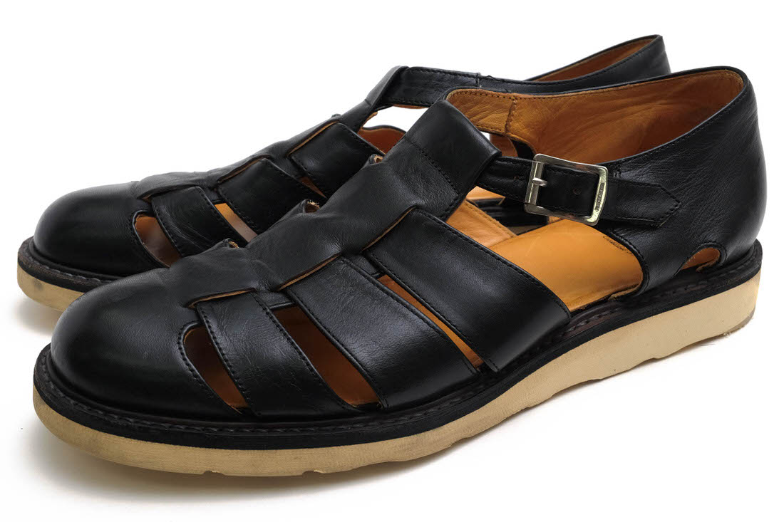 FLAT HEAD F-FS-301 GURKHA SANDALS HORSE HIDE / եåȥإå 륫 ۡϥ ϳ Vibram ֥å   