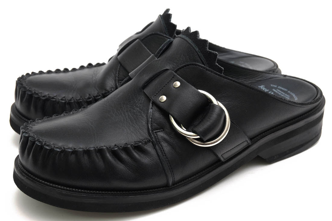 foot the coacher FTC2112012 CUT-OFF RING MOCCASIN / եåȥ㡼 󥰥⥫  ֥å   