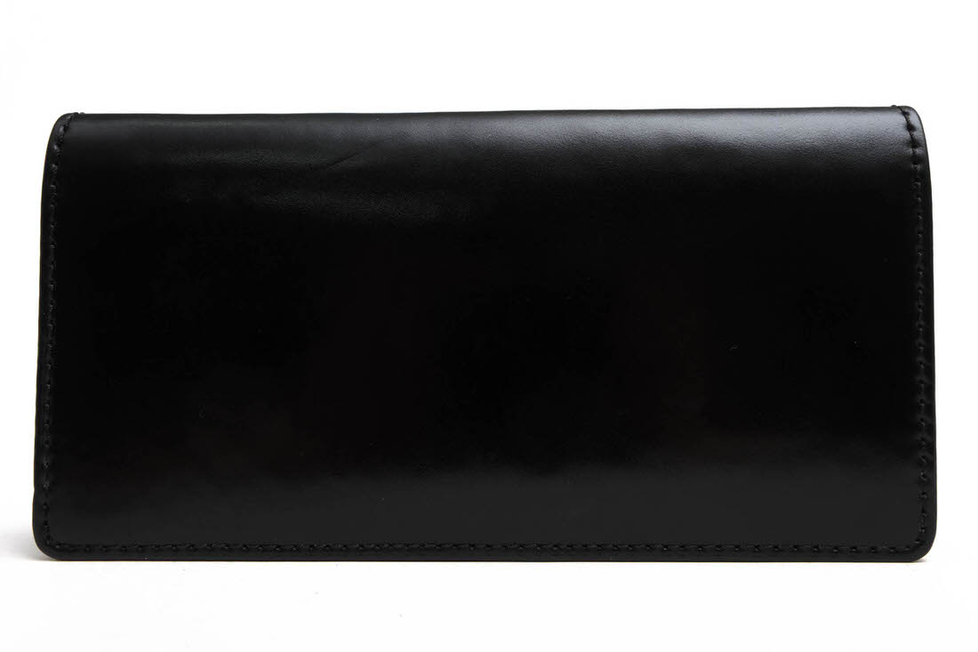 FUNNY WALLET Jr. CORDOVAN ウォレット ジュニア コードバン / ファニー 馬革 小銭入れあり 二つ折り ブラック 黒 長財布 メンズ|メンズ|カテゴリー