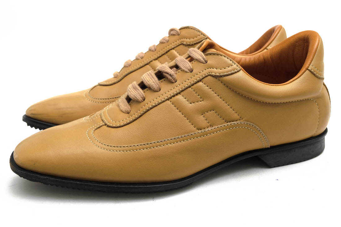 HERMES Quick クイック / エルメス Hロゴ 牛革 カーフ 定番 ベージュ