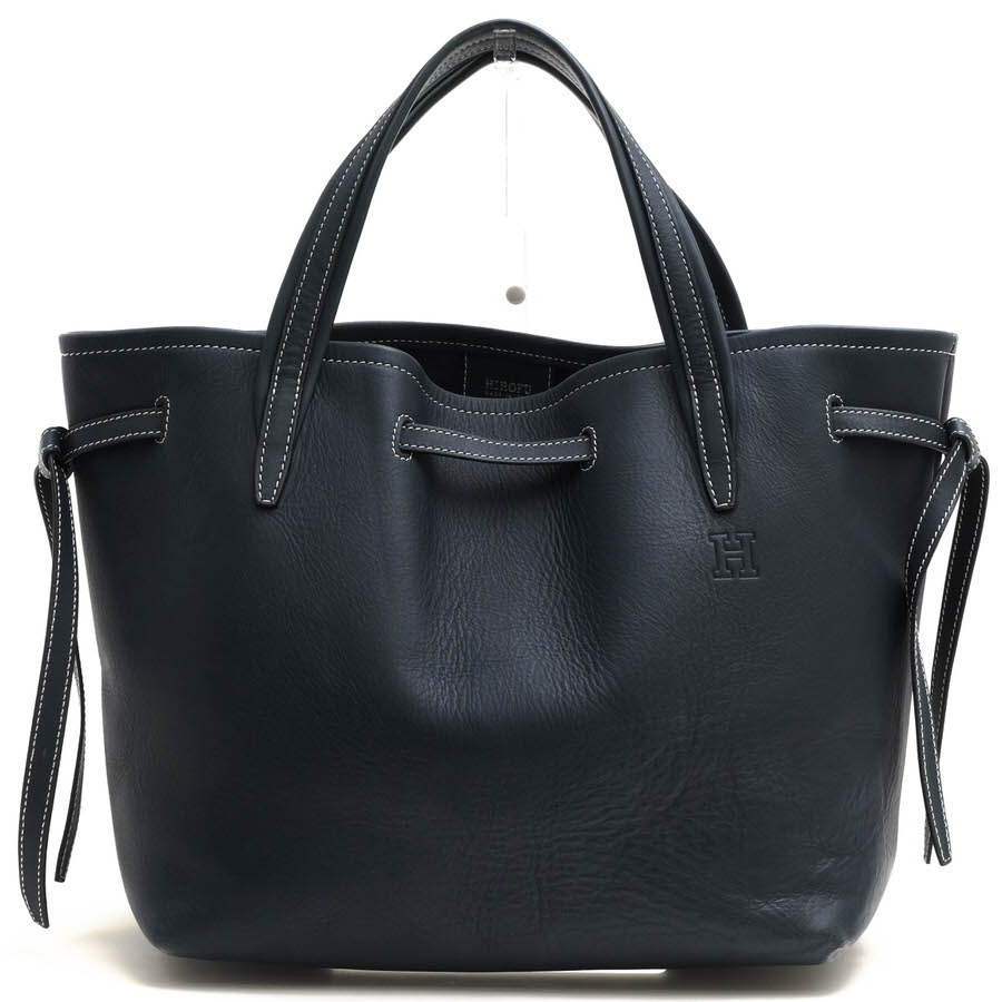 シボ革レザー トートバッグ ヒロフ