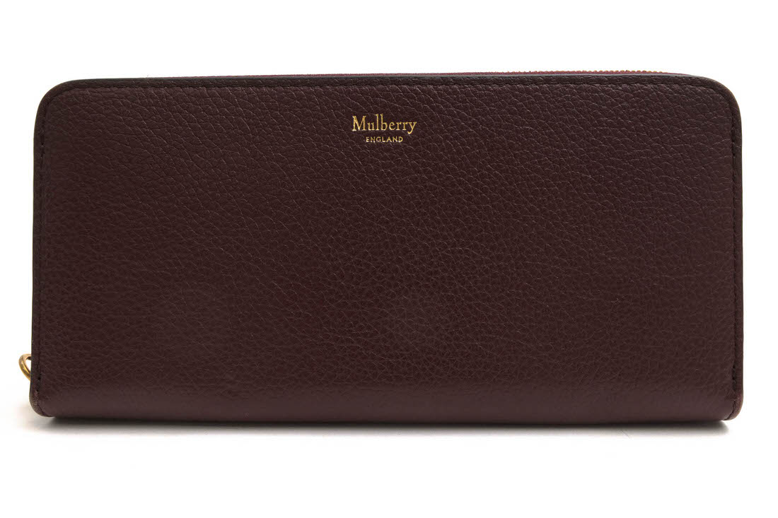 ○マルベリー MULBERRY 牛革 カーフ 長財布 RL4887 206K120 8 CC Zip Around Wallet Small Classic Grain ユニセックス 小銭入れあ 中古 MULBERRY RL4887 206K120 8 CC Zip Around Wallet Small Classic Grain
