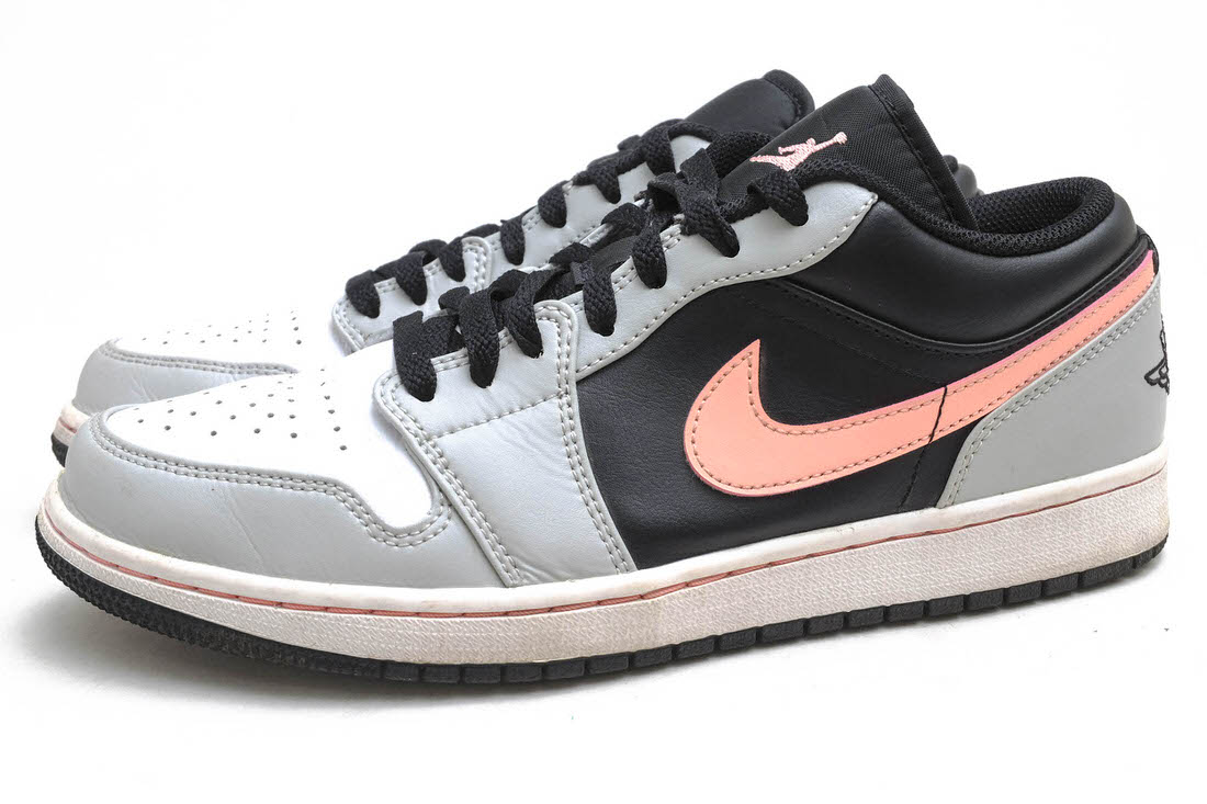 NIKE 553558-062 Air Jordan 1 Low OG Bleached Coral エアジョーダン / ナイキ 天然皮革 定番 ホワイト 白 ローカットスニーカー メンズ|メンズ|カ