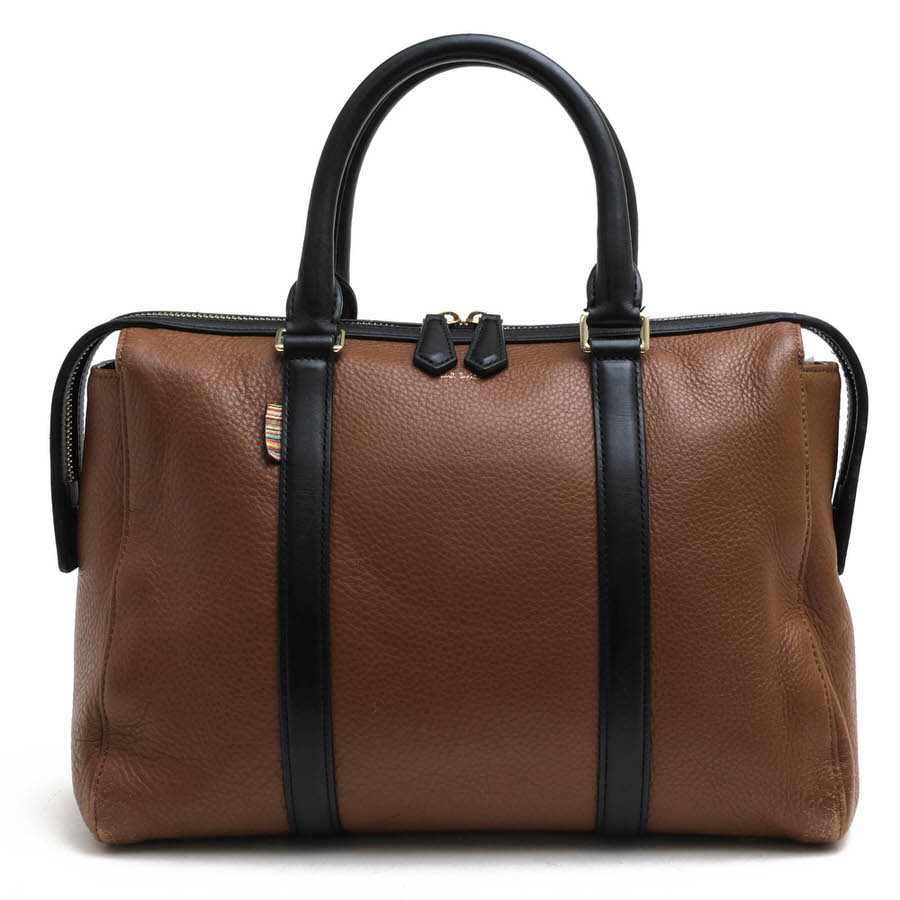 Paul Smith PWR172 ���ƥ��ȥ�٥�쥶�� / �ݡ��륹�ߥ� ���� �ߥ˥ܥ��ȥ� ���ܳ� �����󥯥쥶�� �֥饦�� �� �ϥ�ɥХå� ��ǥ�����