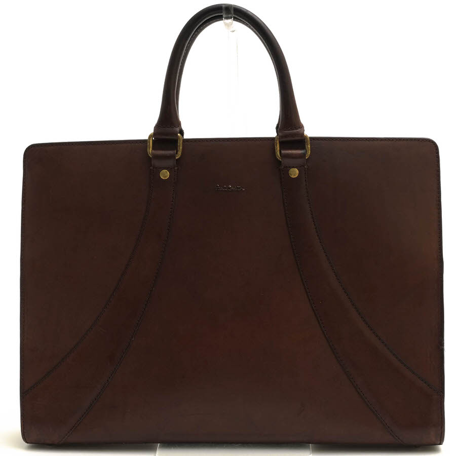Paul Smith PST690 オールコックレザー / ポールスミス 牛革 ダークブラウン 焦げ茶 ビジネスバッグ メンズ|メンズ|カテゴリー