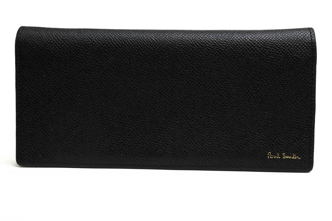 Paul Smith PSC415 COLOR FLASH カラーフラッシュ / ポールスミス 牛革 グレイン型押し 小銭入れあり ブラック 黒 長財布 メンズ|メンズ|カテゴリー