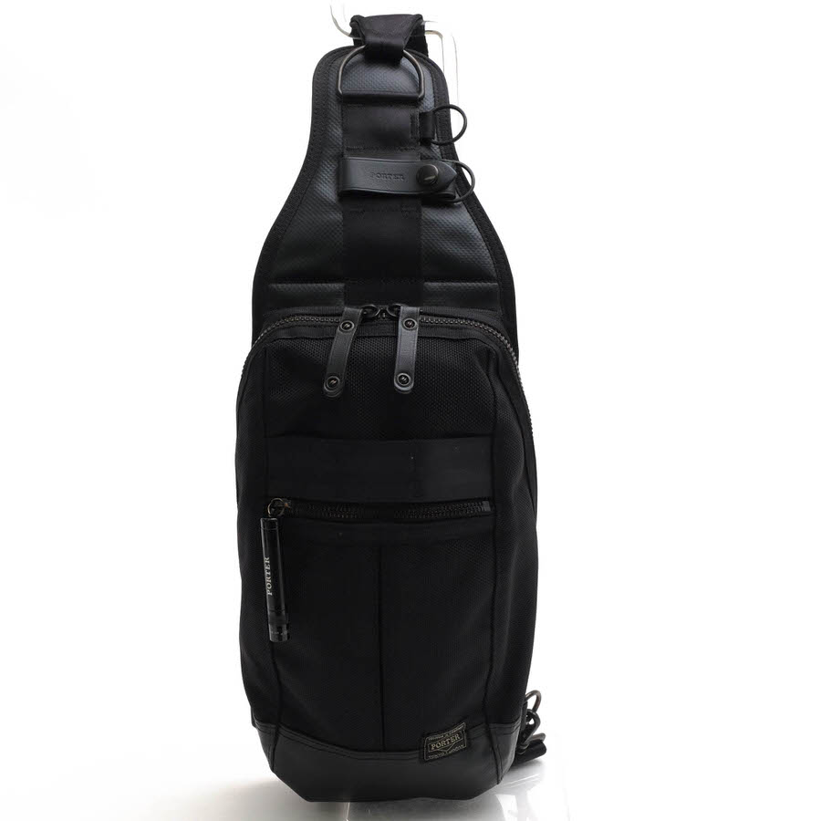 ポーター　ヒート　ボディバッグ　ブラック　ショルダーバッグ HEAT(ヒート) SLING SHOULDER BAG | 吉田カバンホームページ