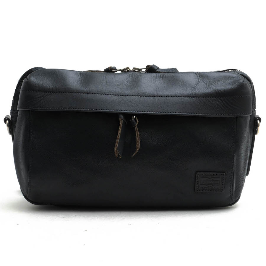 PORTER / ポーター 吉田カバン 牛革 ボディバッグ ネイビー 紺
