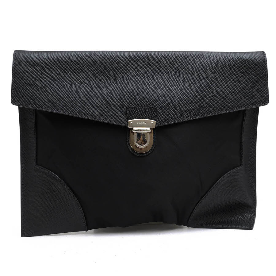 PRADA 2VN089 TESSUTO SAFFIAN NERO / ץ A4Ǽ ˥󥿼ҥʥ եΥ쥶  ˥å ˽ ֥å  ɥХå/åХå 
