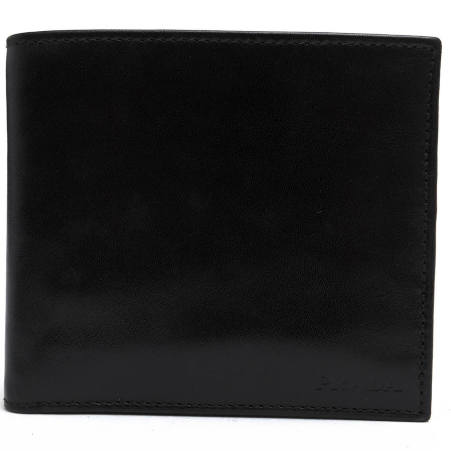 PRADA 2M0738 VIT.BASIC NERO / プラダ スムースカーフ 牛革 小銭入れ  