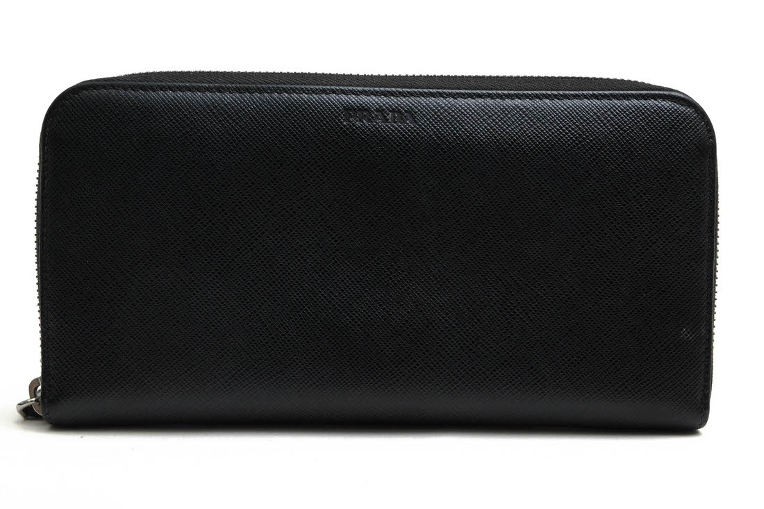 PRADA 2ML317 PORTAFOGLIO LAMPO SAFFIANO / ץ  ե  줢 ˥å ˽ 饦ɥå 饦ɥեʡ ֥å  Ĺ ǥ