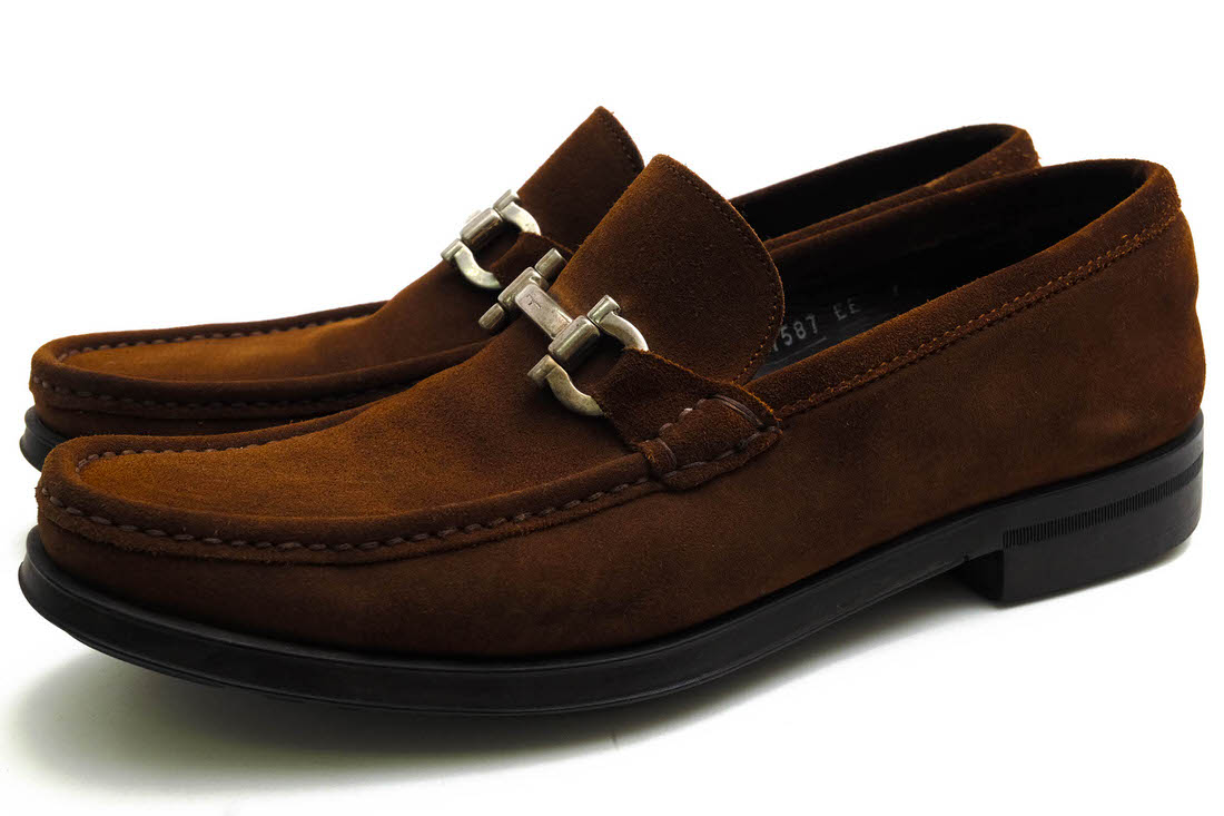 Salvatore Ferragamo UR97587 / �ե��饬�� ��������˶�� ���� ����åݥ� �֥饦�� �� �ӥåȥ����ե��� ���