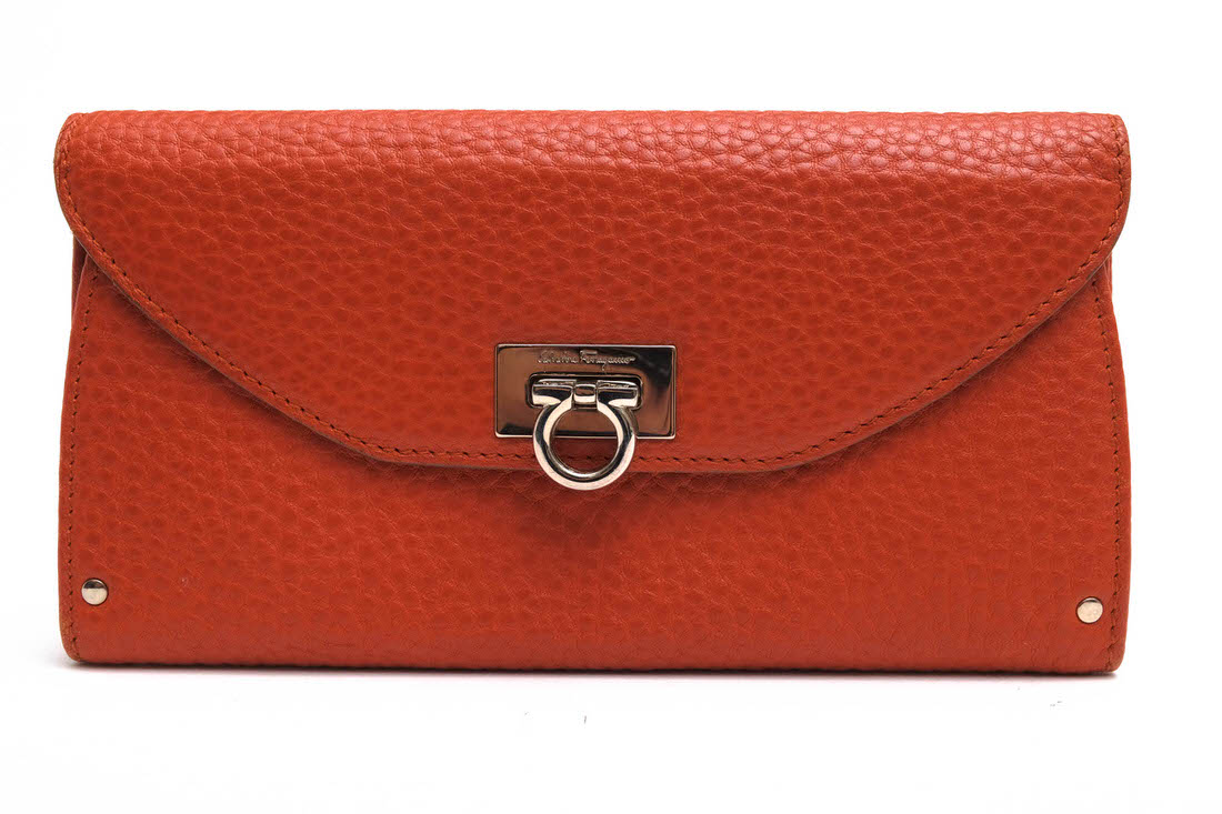 Salvatore Ferragamo JL-22 A444 / ե饬 ˶  줢 ܳ 󥯥쥶  Ĺ ǥ