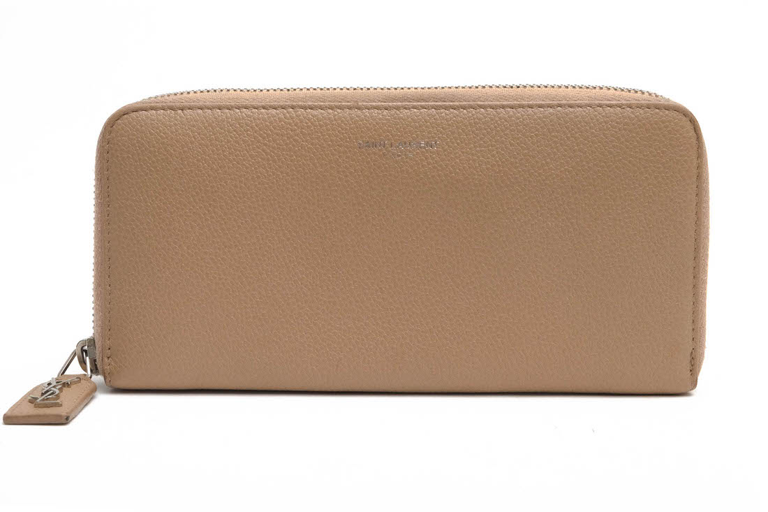 YVES SAINT LAURENT 414680 YSL PORTEFEUILLE FAMME / サンローラン YSロゴ パリ PARIS エディ・スリマン Hedi Slimane 牛革 小銭入