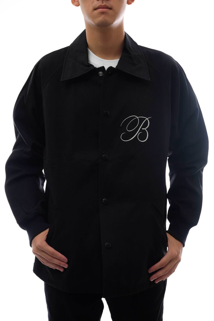 ○ベイサイドモーターギアー Bay Side Motor Gear チノクロスワッシャー生地 ブルゾン BSMG-19-SS-01 B Letters Jacket Bレターズ  中古 Bay Side Motor Gear BSMG-19-SS-01 B Letters Jacket Bレターズ