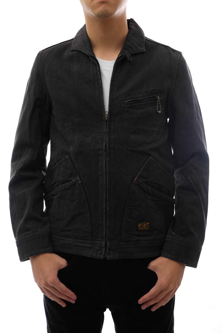LOST CONTROL L12S1-4061 Color Denim Workers Jacket / ȥȥ  ֥å  եɥ㥱å 
