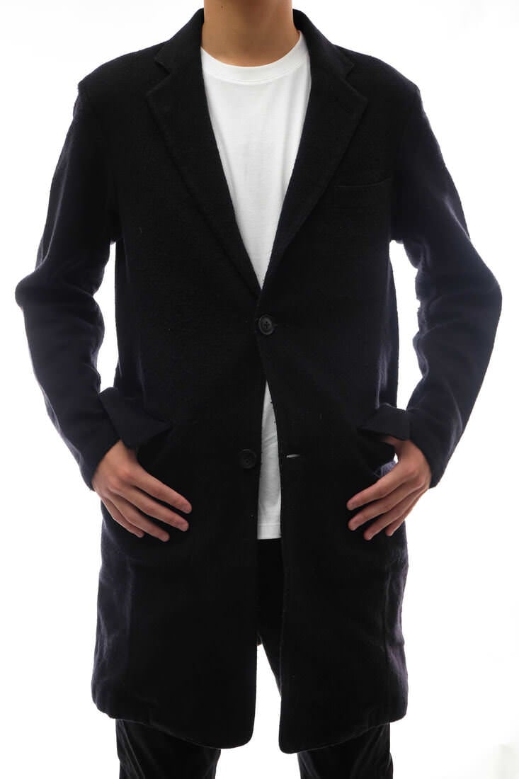 ノンネイティブ／nonnative チェスターコート ジャケット JKT アウター メンズ 男性 男性用 コットン 綿 キャンバス ブラック 黒  NN-J2605 OFFICER COAT C/W DOUBLE FACE SATIN nonnative NN-J2605 OFFICER COAT C/W DOUBLE FACE SATIN / ノン