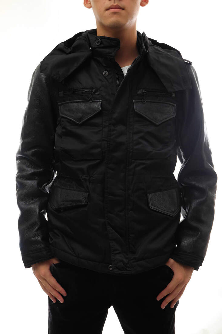 Schott 3132060 / å µ쥶  ադ  M-65 ߥ꥿꡼ ֥å  եɥ㥱å 