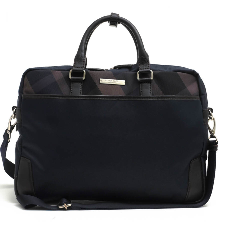 BLACK LABEL CRESTBRIDGE ネイビーショルダーバッグ BLUE LABEL / BLACK LABEL CRESTBRIDGE｜ブルーレーベル