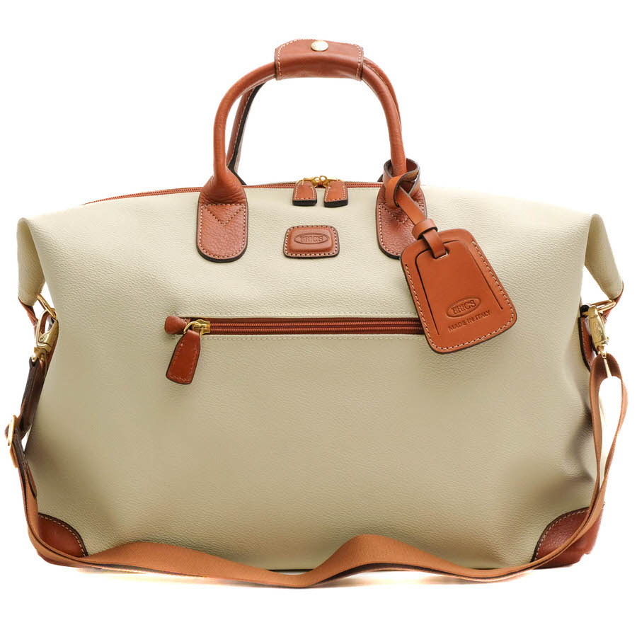 BRIC'S BBJ20202 Firenze Travel bag �ե����ĥ� / �֥�å��� PVC�����ƥåɥ����Х� �ȥ������ʥ쥶�� ���� ���� 2WAY ���������Хå� ���եۥ磻�� �� �ܥ��ȥ�Хå� ���