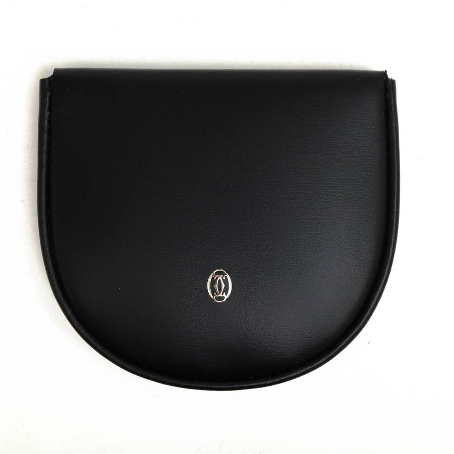 Cartier 黒 レザー ケース 箱付き L3000129 Cartier L3001312 Les Must Tangerine レ マスト / カルティエ ビス