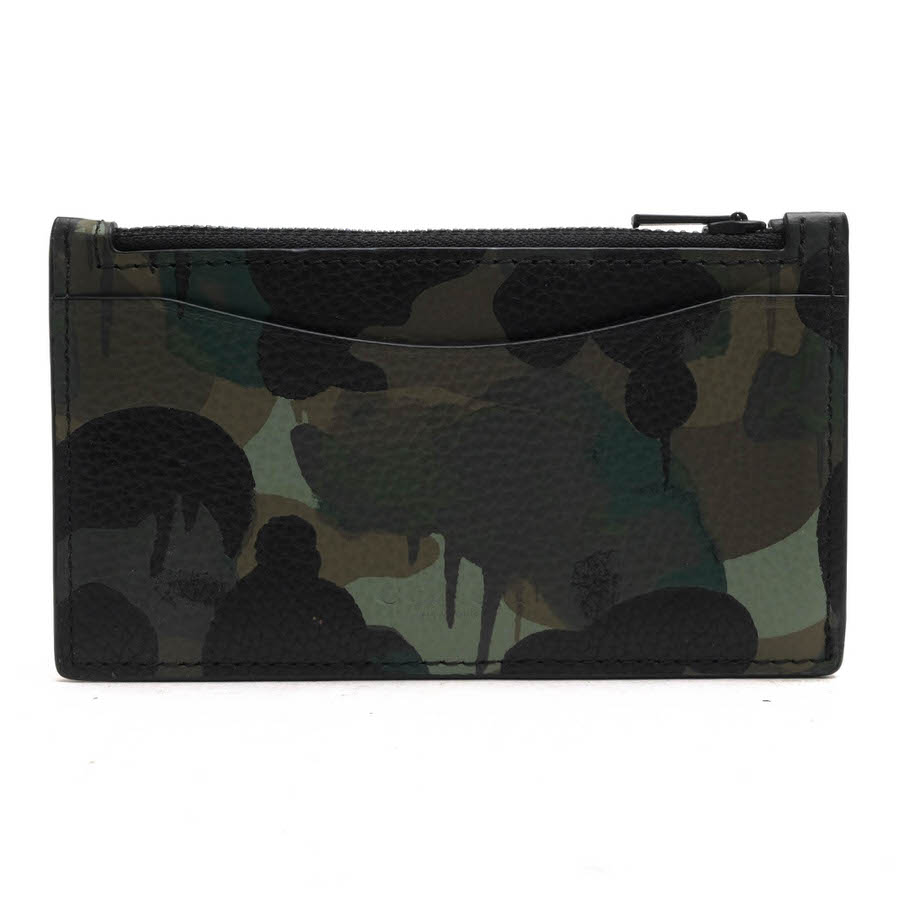 COACH C5347 Zip Card Case With Camo Print å     ץ /  ե饰ȥ ݥåɥڥ֥쥶  ܳ 󥯥쥶 º̡ե顼 줢 ꡼֡ ɥ 