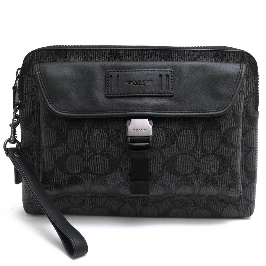 COACH 2811 Ranger Pouch In Signature Canvas /  ꥹȥȥå ˥㡼ƥåɥХ ե쥶  ֥å  ɥХå/åХå 