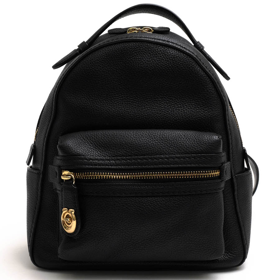 coachバックパック 中古・古着通販】COACH (コーチ) ミニリュック ブラック｜ブランド