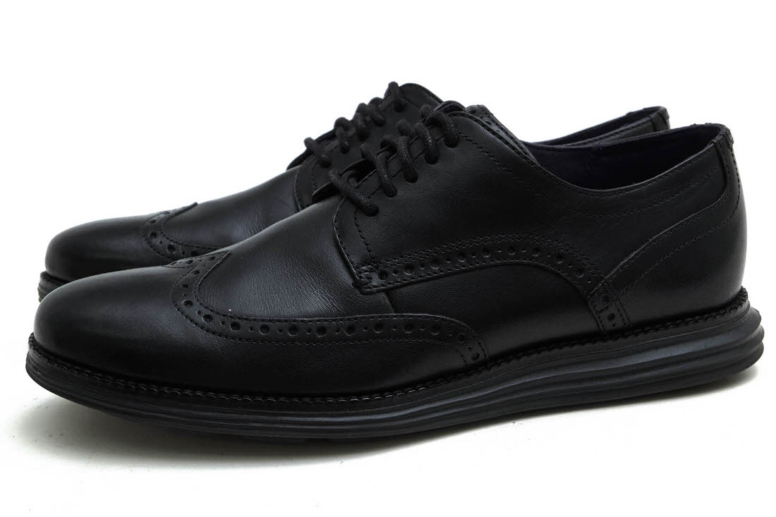 COLE HAAN C27984 ORIGINAL GRAND SHORT WINGTIP / ������ϡ��� GRAND.OS ���� �����󥰥��å� �֥�å� �� �ӥ��ͥ����塼�� ���