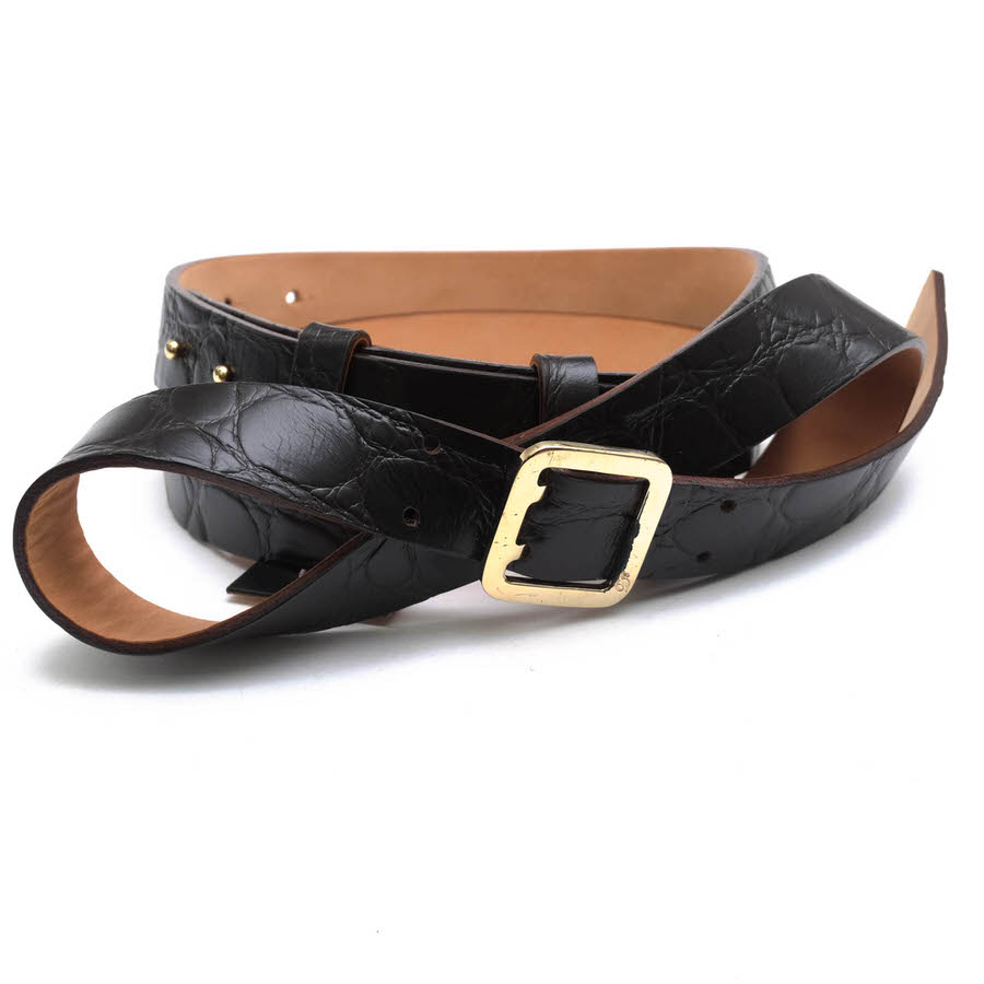 DSQUARED2 S14 BE3005 V188 5081 BELT COCCO STAMPATO / �ǥ��������������� ��ܥ� ���� ������������ �������֥饦�� �Ǥ��� �٥�� ��ǥ�����