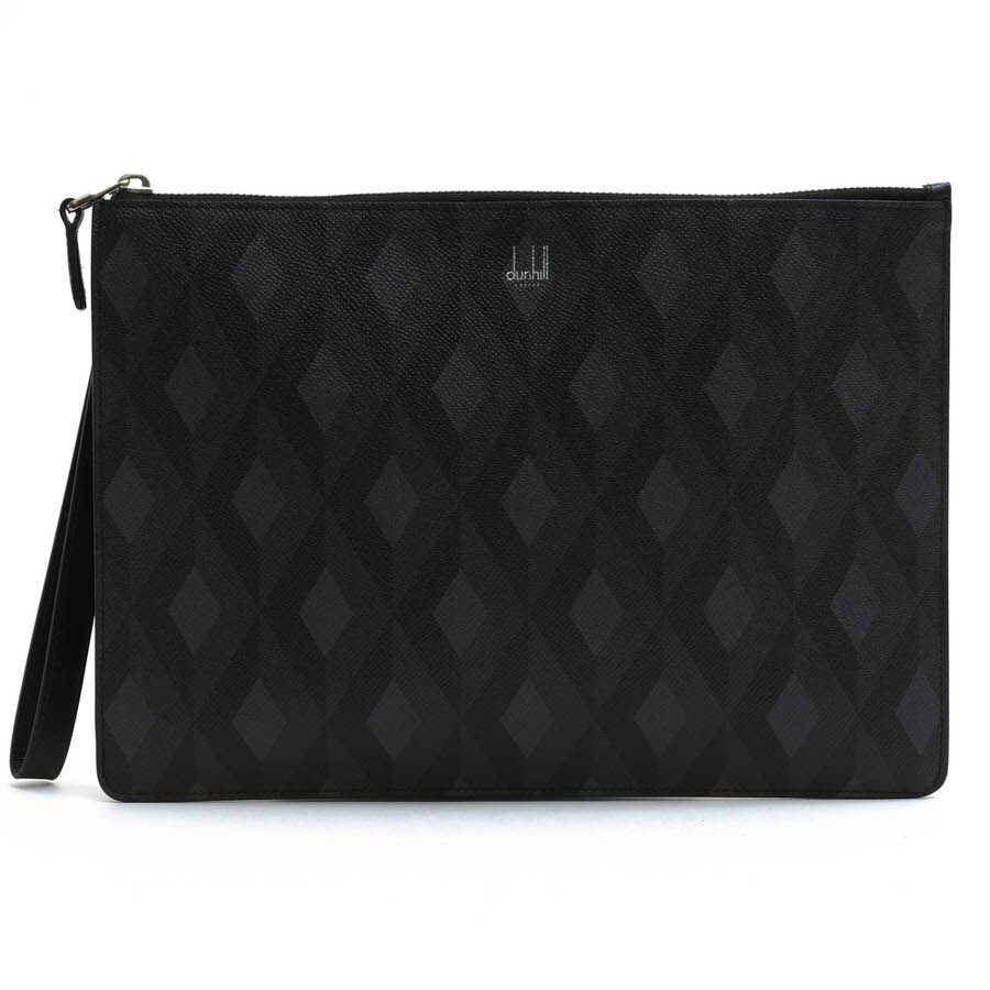 Dunhill DU18F3850 Cadogan Small Zip Folio In Engine Turn Print ���ɥ��� / ����ҥ� ���󥸥󥿡��� ���� ���졼 ���� ������ɥХå�/����å��Хå� ���