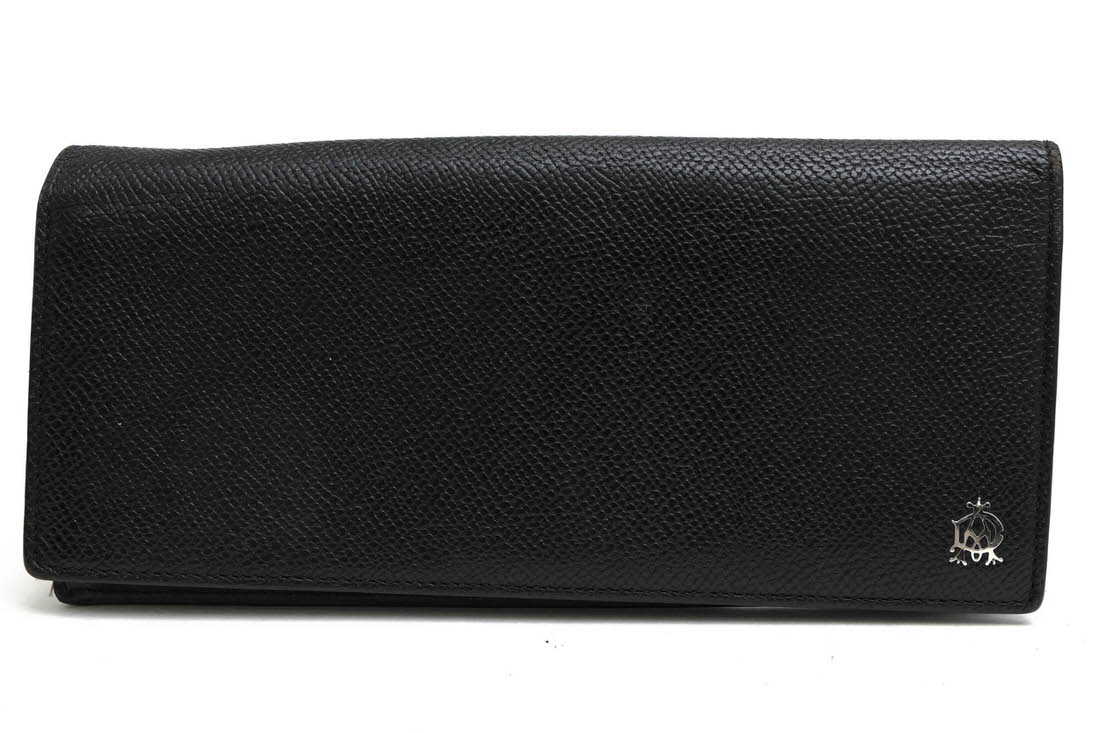Dunhill L2X210A BOURDON COAT WALLET �ܡ��ɥ� / ����ҥ� �����ꥢ�󥫡��� ���� �������줢�� ����ޤ� �֥�å� �� Ĺ���� ���