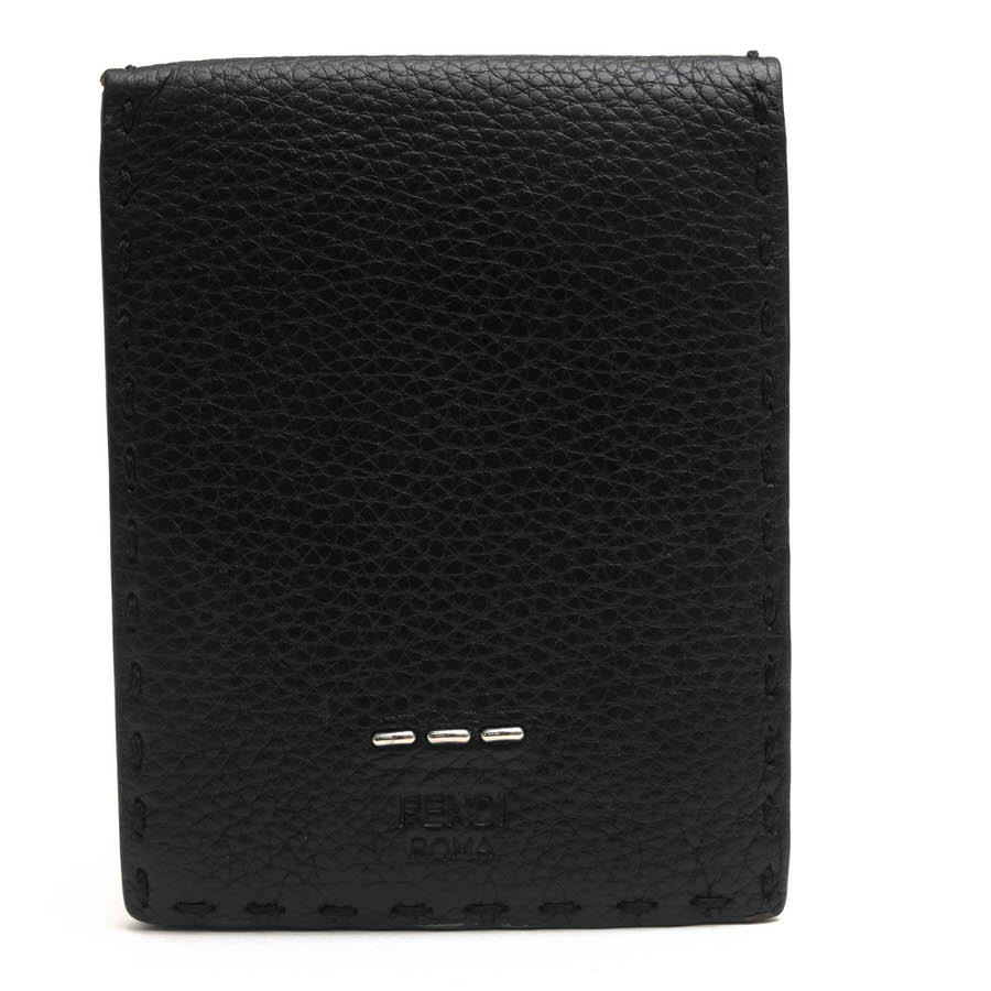 FENDI 7M0194 O7N FOGXN COIN WALLET CUOIO ROMANO 3 TRAVETTE SELLERIA ����ꥢ / �ե���ǥ� ���ƥå��ɽ� �����������ե����� ���� �������줢�� ����ޤ� ��˥��å��� �˽����� �֥�å� �� ���� ���
