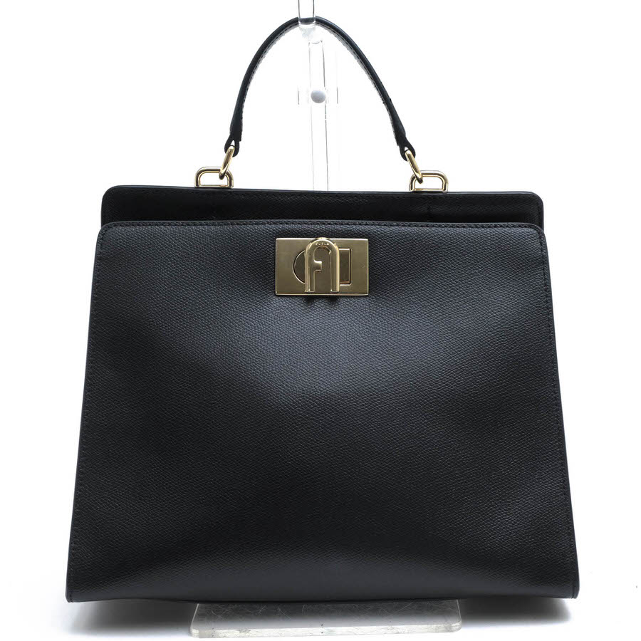 FURLA WB00654 1927 M TOP HANDLE / �ե�� ���� �ե����ޥ�Хå� ������� �֥�å� �� �ϥ�ɥХå� ��ǥ�����