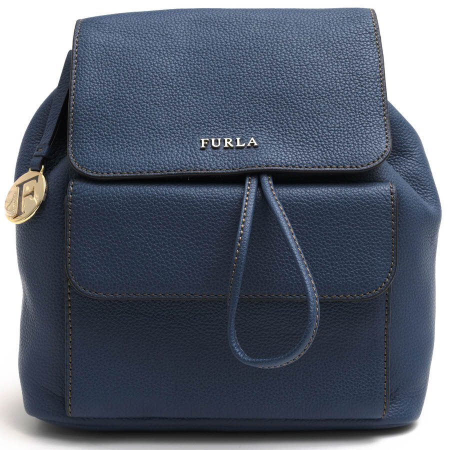 FURLA NOEMI BACKPACK �Υ��� / �ե�� �ڥ֥�ɥ쥶�� ���� ���ܳ� �����󥯥쥶�� �֥롼 �� ���å� ��ǥ�����