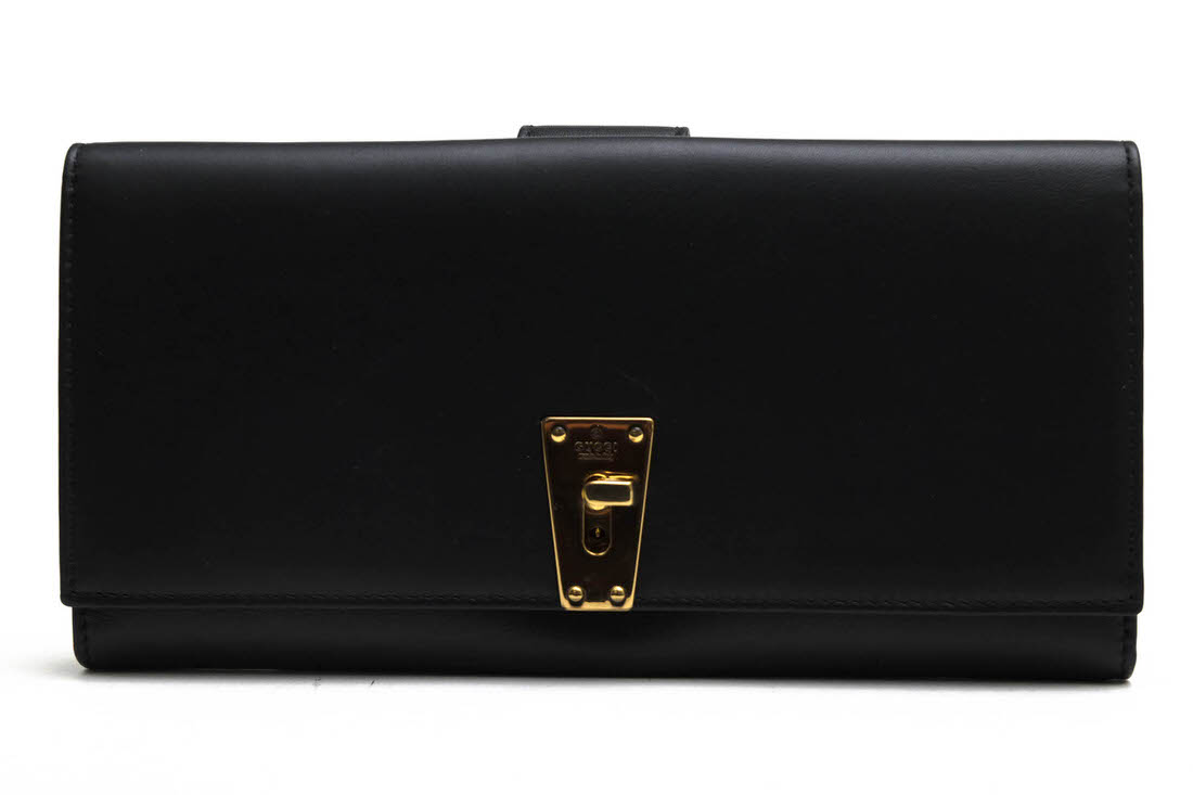 GUCCI 90618T P.F.D. I.551 BERRY L WAXED CALF / ���å� ��������å��� ���� ������ �������줢�� ��˥��å��� �˽����� �֥�å� �� Ĺ���� ��ǥ�����