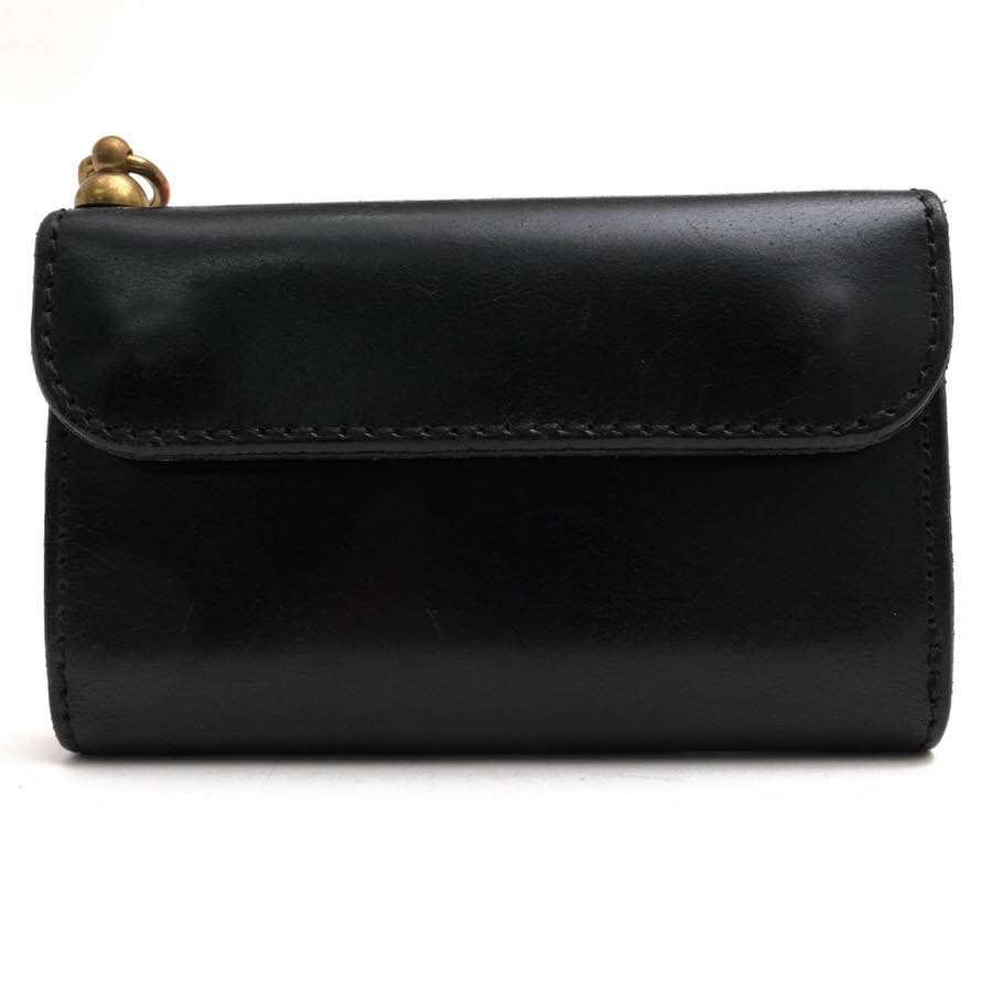 INCEPTION IPW-06 UK BRIDLE LEATHER MIDDLE WALLET / ���󥻥ץ���� �ߥɥ륦����å� UK�֥饤�ɥ�쥶�� ���� �������줢�� �����ޤ� �֥�å� �� Ĺ���� ���