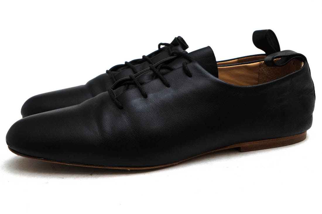 【新品未使用】JIL SANDER ブラックレザーシューズ Jil Sander レースアップ レザーシューズ | ブラック | FARFETCH JP