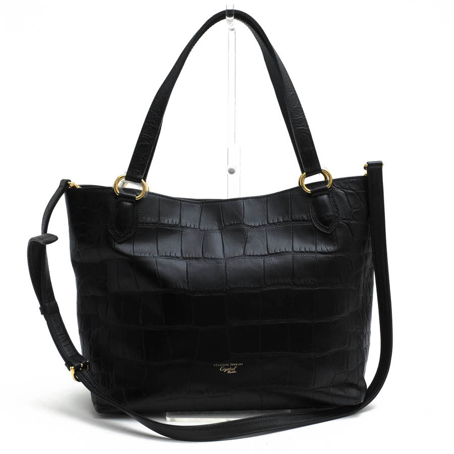 LEATHER JEWELS 17N39 MERIDIANA ���ǥ����� / �쥶�����奨�륺 ���� 2WAY ���������Хå� ������������ �֥�å� �� �ȡ��ȥХå� ��ǥ�����