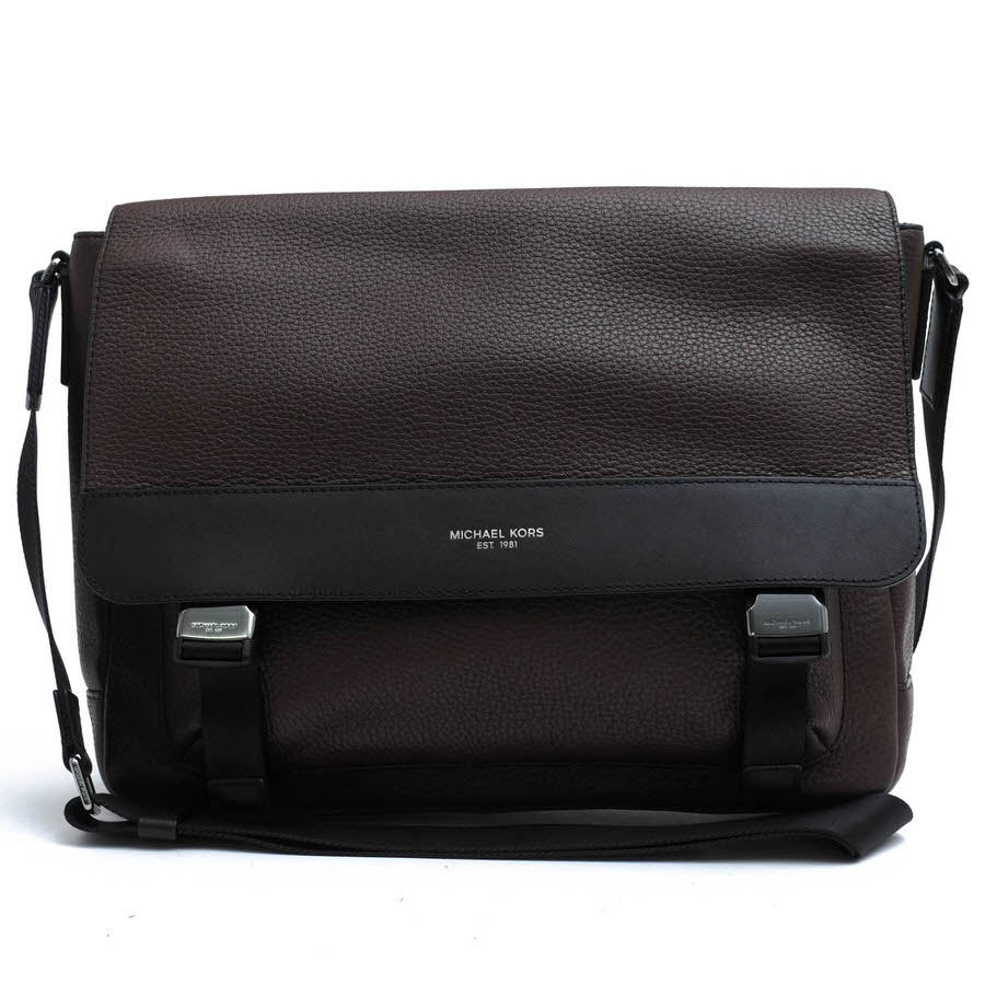 Michael Kors 33S9MGYM2L Greyson Pebbled Leather Messenger Bag ���쥤���� / �ޥ����륳���� A4��������Ǽ�� �ڥ֥�ɥ쥶�� ���� ��å��󥸥㡼�Хå� ���ܳ� �����󥯥쥶�� �������֥饦�� �Ǥ��� ���������Хå� ���