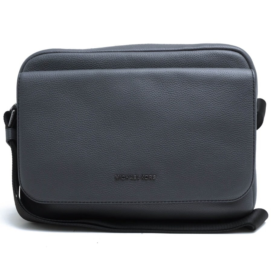 Michael Kors Cooper Flap Camera Bag Embossed Leather / �ޥ����륳���� �ե�å׼� �ڥ֥�ɥ쥶�� ���� ���ܳ� �����󥯥쥶�� ��˥��å��� �˽����� ���졼 ���� ���������Хå� ���