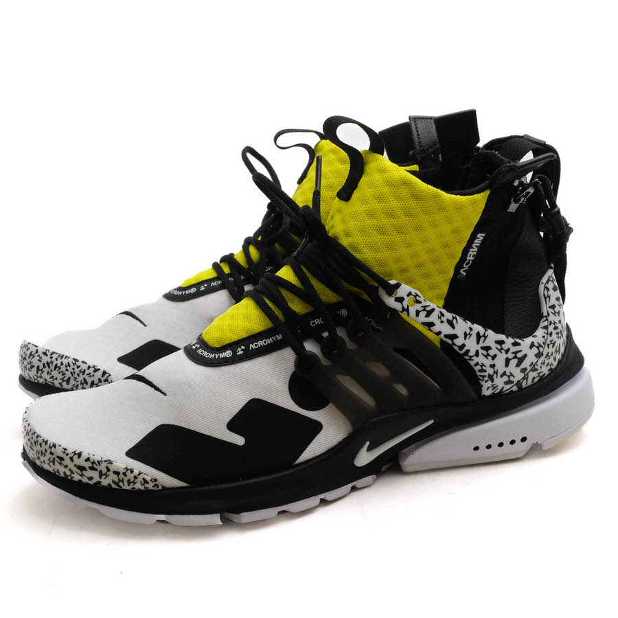 NIKE AH7832-100 AIR PRESTO MID �����ץ쥹�� �ߥå� / �ʥ��� ACRONYM �������˥��� �����ɥ��å� �ۥ磻�� �� �ϥ����åȥ��ˡ����� ���