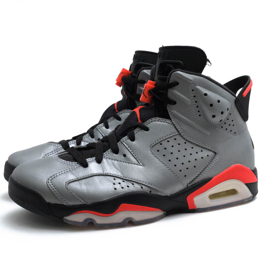 NIKE CI4072-001 Air Jordan 6 Reflective Infrared �������硼����6 ��ե쥯�ƥ��� / �ʥ��� 3M��ե쥯����  ����С� �� �ϥ����åȥ��ˡ����� ���