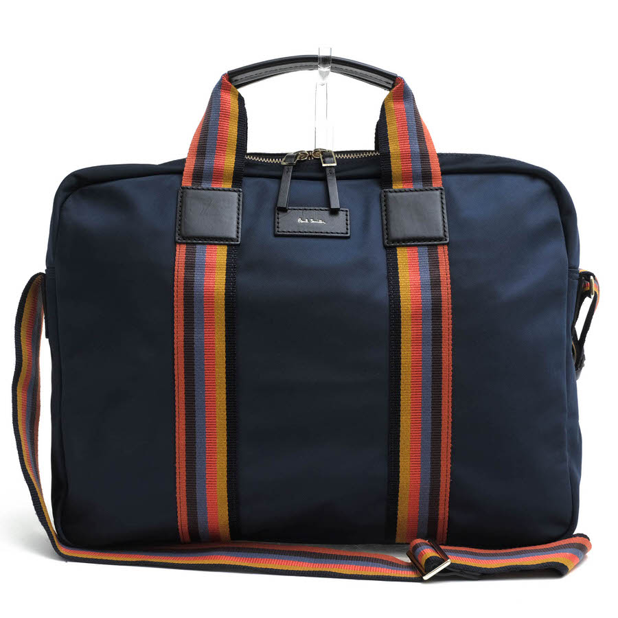 Paul Smith PSN213 �饤�ȥ������ȥʥ����󥦥��ӥ� / �ݡ��륹�ߥ� �������� 2WAY ���������Хå� �ͥ��ӡ� �� �ӥ��ͥ��Хå� ���