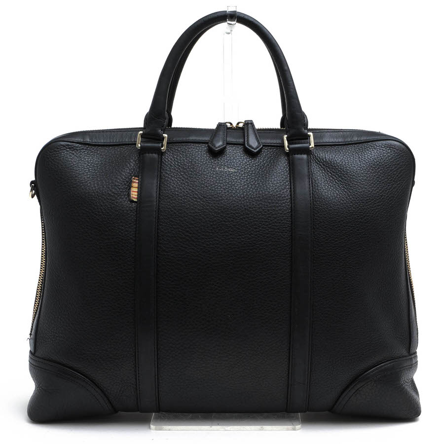 Paul Smith PSN453 �ȥ�٥�쥶�� / �ݡ��륹�ߥ� A4��������Ǽ�� ����˥��䤷���� ���ܳ� �����󥯥쥶�� �֥�å� �� �ӥ��ͥ��Хå� ���