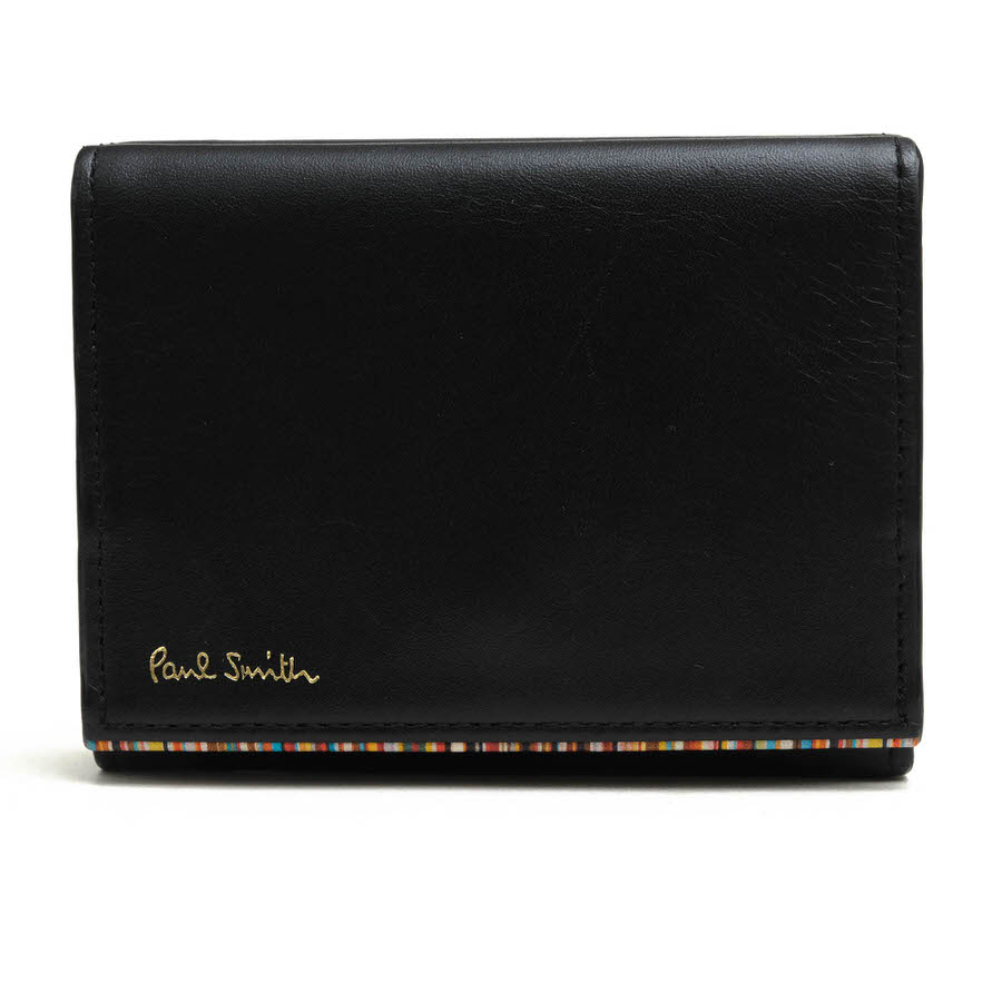 Paul Smith 873301 P762 STRIPE POINT WALLET ���ȥ饤�ץݥ���� / �ݡ��륹�ߥ� ����ѥ��ȥ�����å� �ޥ�����ȥ饤�� �����ꥢ�󥫡��� ���� �������줢�� �����ޤ� �֥�å� �� ���� ���